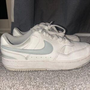 White and Gray Sneakers